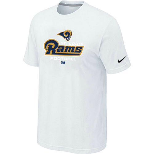 Nike Los Angeles Rams Critical Victory NFL T-Shirt - White